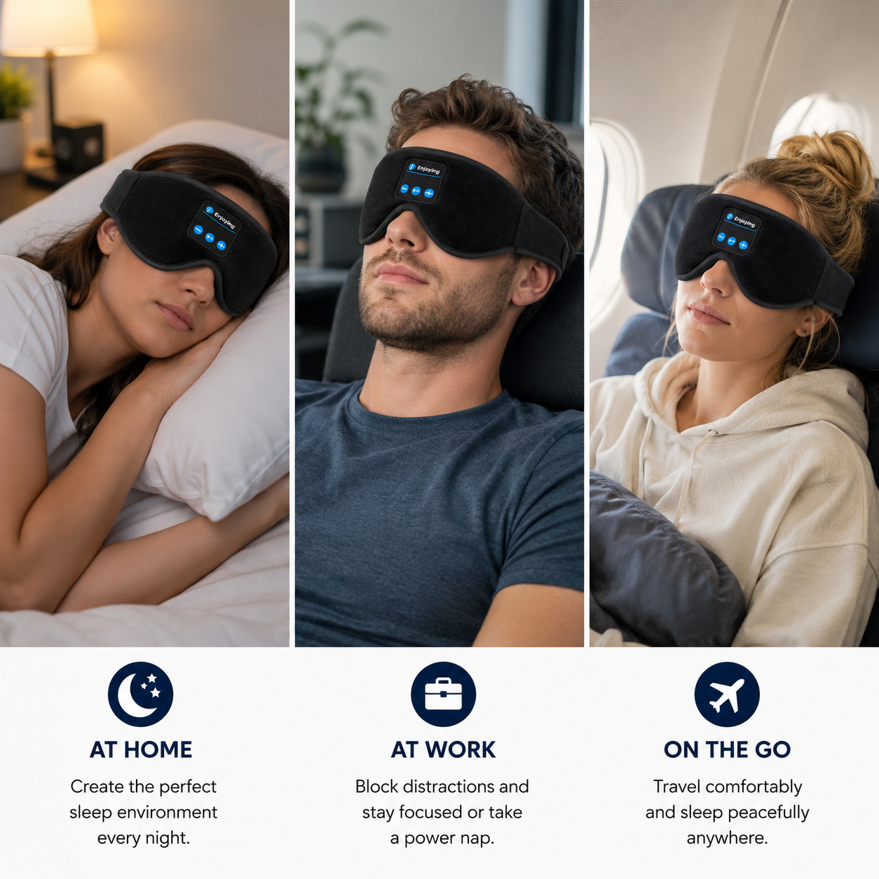 The Ultimate Bluetooth Sleep Mask for Deep & Peaceful Sleep