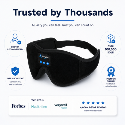 The Ultimate Bluetooth Sleep Mask for Deep & Peaceful Sleep